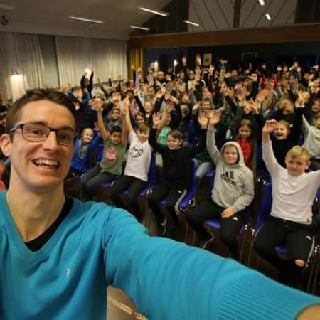 Foredrag om livet som ordblind på en folkeskole - Jesper Sehested, ordblind og foredragsholder