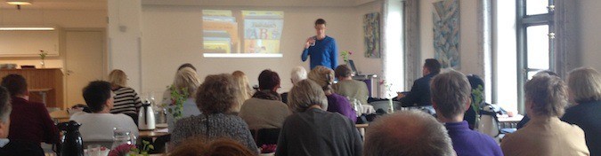 Jesper Sehested Jensen holder foredrag om livet som ordblind i folkeskolen