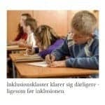Artikler om Inklusion i folkeskole