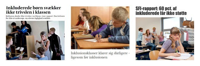 Inklusion, Folkeskolen Og Medierne - Etlivsomordblind.dk