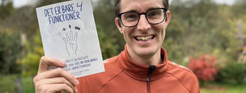 Jesper Sehested - ordblind forfatter til bogen ‘Det er bare 4 funktioner - det første og vigtigste alle lærere skal vide om ordblindhed og læse-skriveteknologi’