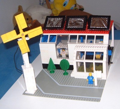 miljøvenlig Lego hus