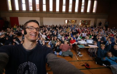 Foredrag på Bordings Friskole- Jesper Sehested, ordblind, forfatter og foredragsholder