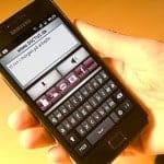 Dictus på smartphone