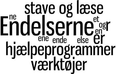 endelserne-ordblindhed endelserne, stave, læse, hjælpeprogrammer