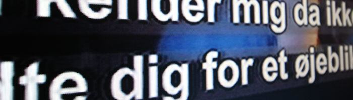 Undertekster fra TV